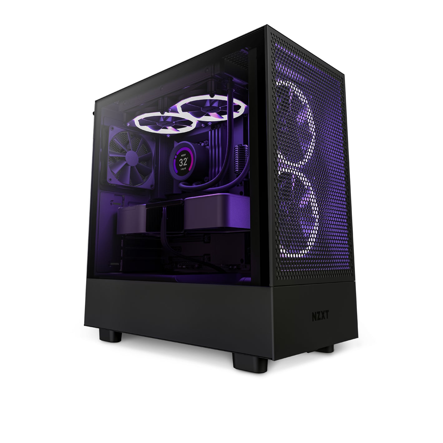 Case NZXT H5 Flow Matter Black Mid-Tower