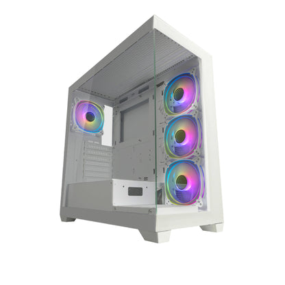 Kompjuter Build GAMING White Alpha, AMD Ryzen 7 9800X3D, MSI X870, 32GB DDR5, RTX 5070 12GB, 1TB SSD NVMe