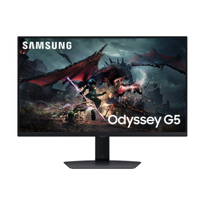 Monitor Samsung Odyssey G5 LS27DG500, 27-inch, 180Hz, QHD IPS Gaming, 1ms, HDR400, HDMI, DP - Zezë