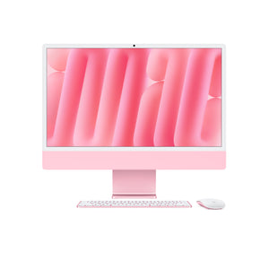 Kompjuter Apple iMac (24-inch 4.5K, M4, 2024) Chip M4, 8-Core CPU, 8-Core GPU, 16GB RAM, 256GB SSD - Red