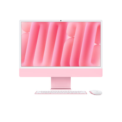 Kompjuter Apple iMac (24-inch 4.5K, M4, 2024) Chip M4, 8-Core CPU, 8-Core GPU, 16GB RAM, 256GB SSD - Red
