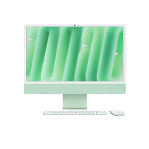 Kompjuter Apple iMac (24-inch 4.5K, M4, 2024) Chip M4, 8-Core CPU, 8-Core GPU, 16GB RAM, 256GB SSD - Green