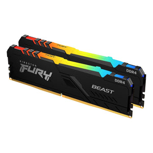 RAM Memorie DDR4 3200 MHz 16GB Kingston FURY Beast RGB KIT (2x 8GB)