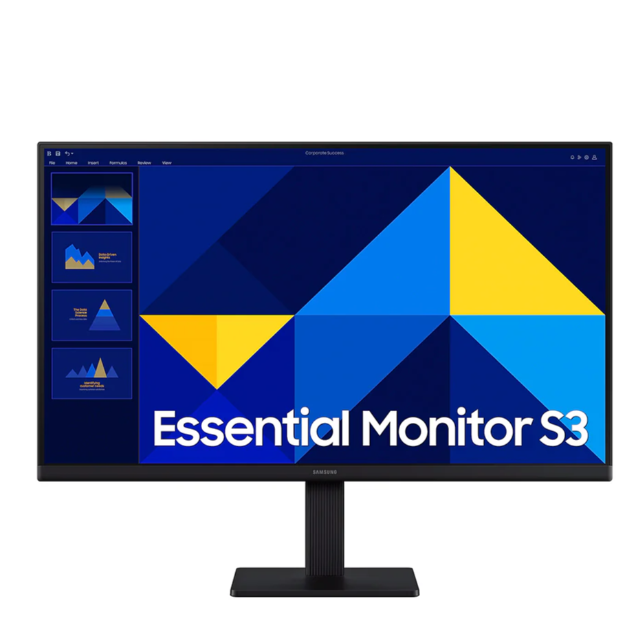 Monitor S3 SAMSUNG LED  24-inch LS24D300GAUXEN 100Hz - Black