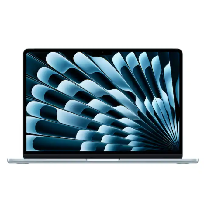 Laptop Apple MacBook Air 13.6 -inch M4 – 10-core CPU, 10-core GPU, 24GB RAM, 512GB SSD - Sky Blue