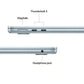 Laptop Apple MacBook Air 13.6 -inch M5, 10-core CPU, 8-core GPU, 16GB RAM, 512GB SSD - Sky Blue DE