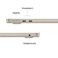 Laptop Apple MacBook Air 13.6 -inch M5, 10-core CPU, 8-core GPU, 16GB RAM, 512GB SSD - Starlight DE