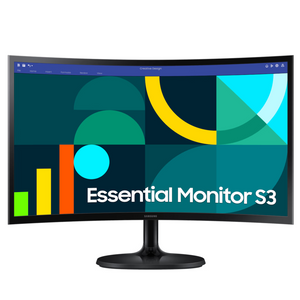 Monitor Samsung LS24D360GAUXEN 24-inch Curved FHD – VA 1800R, 100Hz, Eye Saver & Game Mode, Black