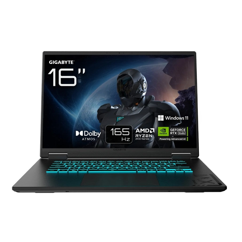 Laptop Gigabyte Gaming A16 3VH, 16" 165Hz, WUXGA, AMD Ryzen 7 260, 16GB, DDR5, 512GB, RTX 5060 8GB, New - (Open Box)