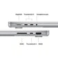 Laptop Apple MacBook Air 13.6 -inch M5, 10-core CPU, 8-core GPU, 16GB RAM, 512GB SSD - Silver