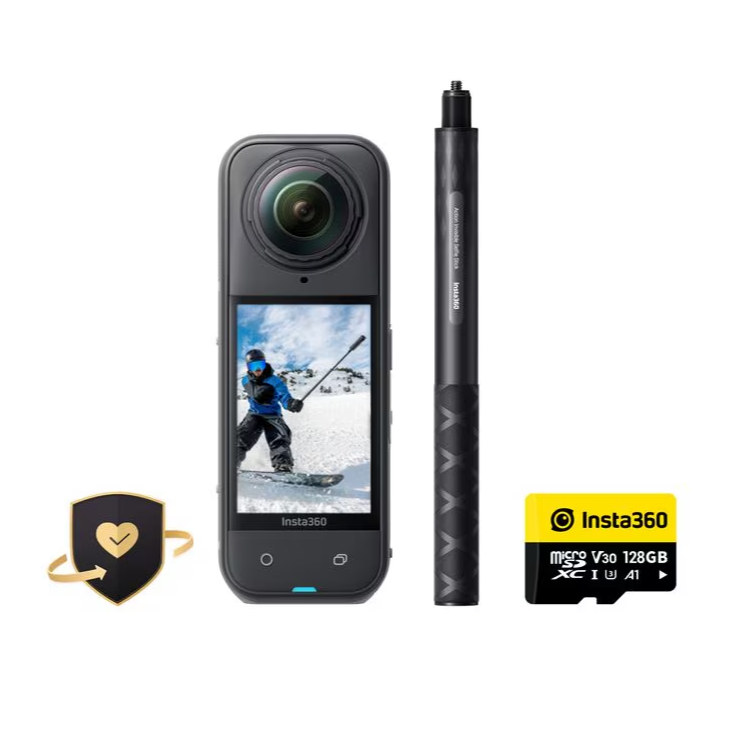 Kamerë, Insta360 X5 Snowboard Bundle, Black