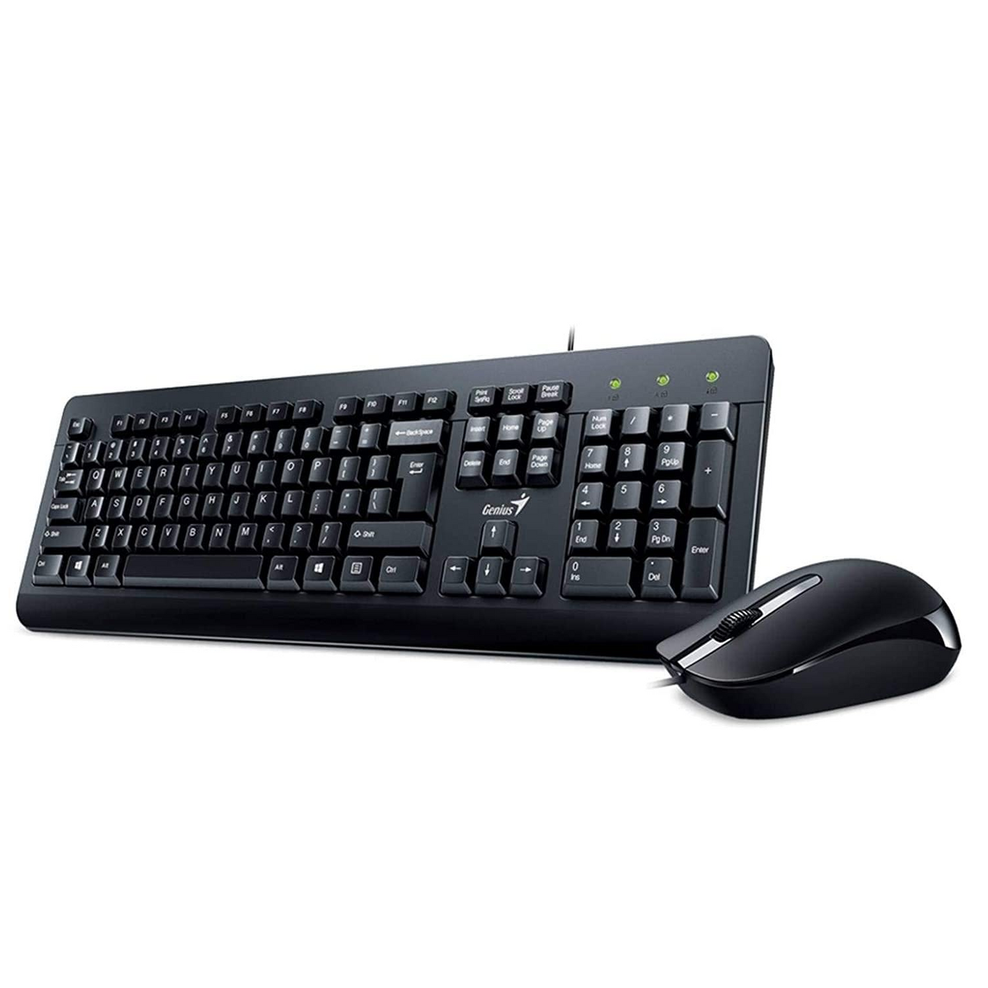 Tastierë & Maus Genius Keyboard Wired, KM160 - Black