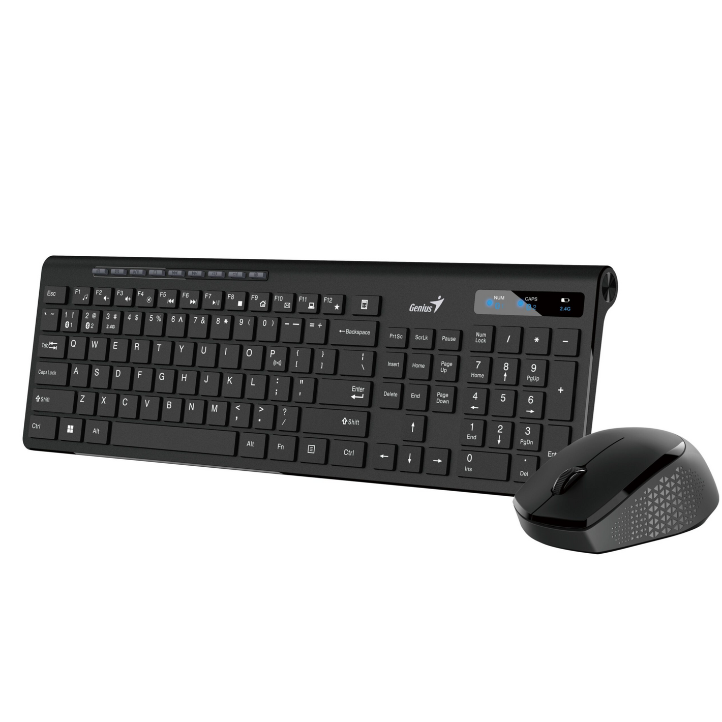 Tastierë & Maus Genius Wireless BT, SlimStar 8230, Dual Mode - Black