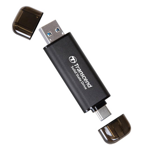 USB Transcend SSD External 128GB – Dual USB-A & USB-C