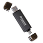 USB Transcend SSD External 512GB – Dual USB-A & USB-C