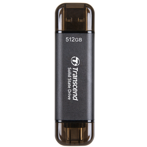 USB Transcend SSD External 512GB – Dual USB-A & USB-C