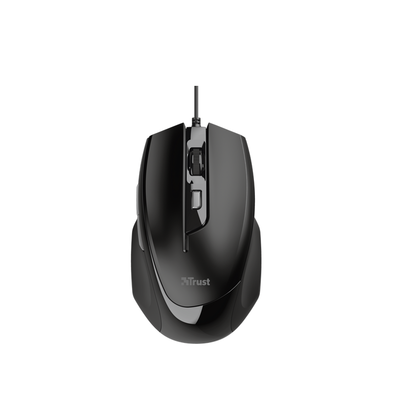 Mouse Trust Wired Voca Comfort, Black