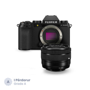 Aparat Fotografik FujiFilm X-S20, Fujinon Aspherical Lens Super EBC XC 15-45mm 1:3.5-5.6 OIS PX Ø52 (Used)