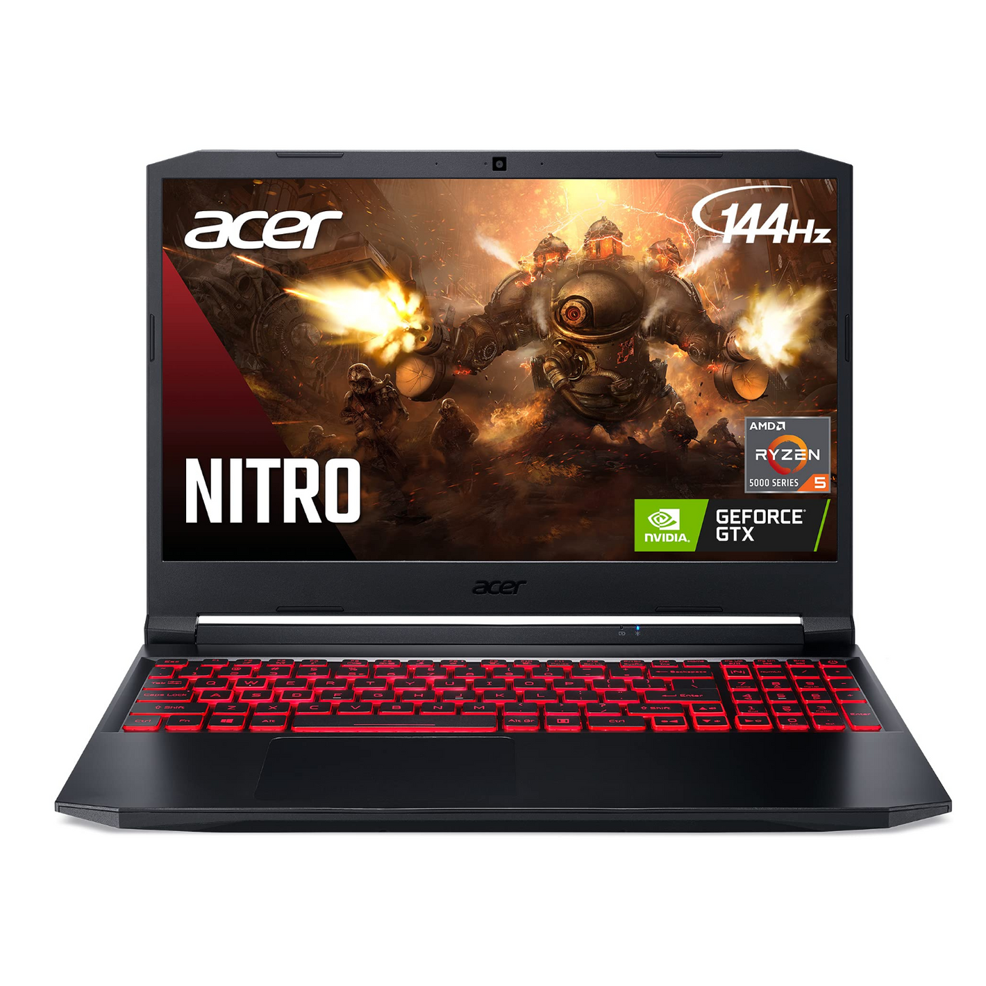 Laptop Acer Nitro 5 AN515-45, FHD 15.6-inch 144Hz, AMD Ryzen 5 5600H, 12CPUs, 16GB Ram DDR4, NVIDIA GeForce RTX 3060 6GB, 1TB SSD (Used)