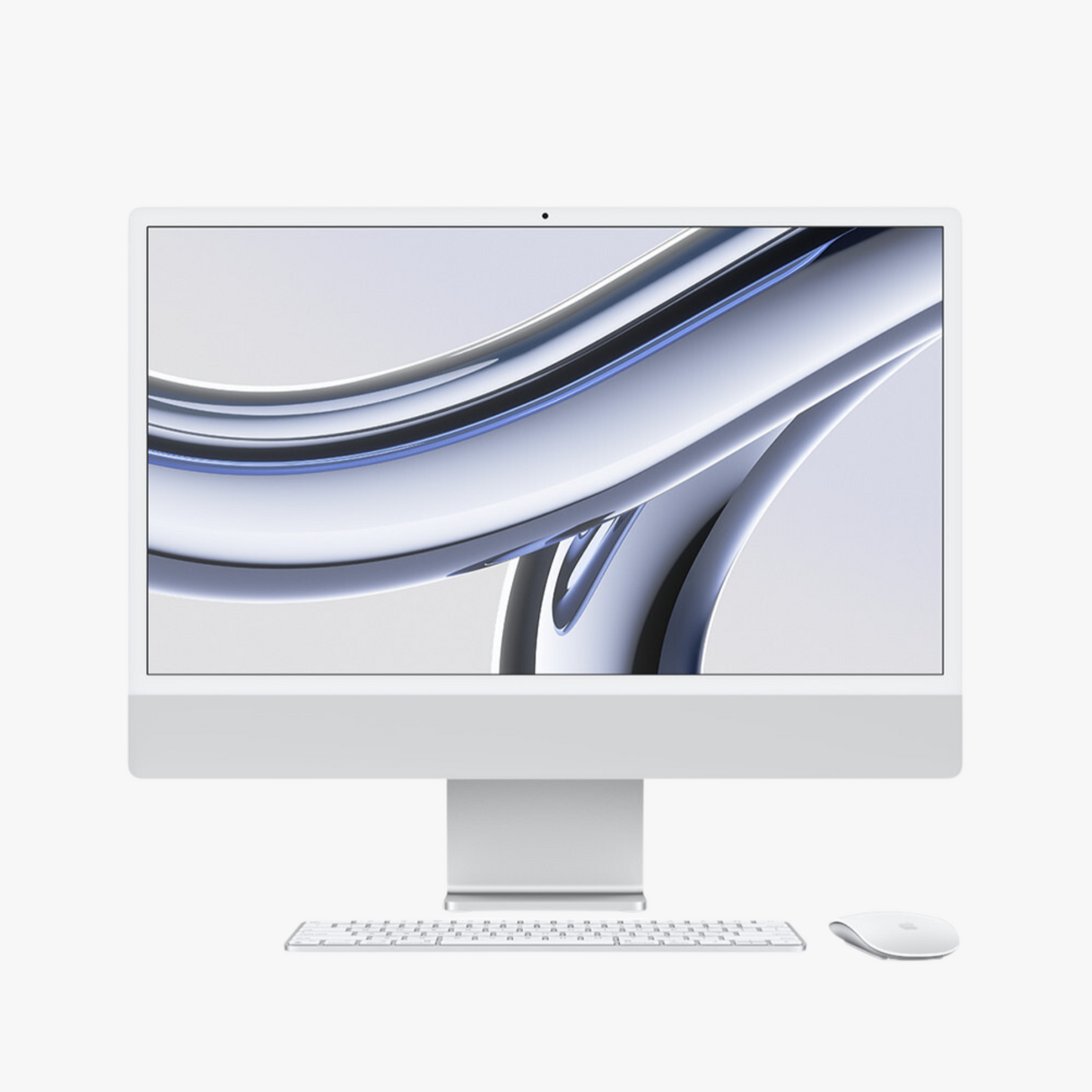 Kompjuter Apple iMac (4.5K, 24-inch, M1, 2021) 8-core CPU, 7-core GPU, 16GB Ram, 256GB SSD - Silver (Used)