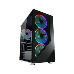 Case LC-803B-ON "Shaded_X" Midi-ATX Black, HD Audio, 2xUSB3.0