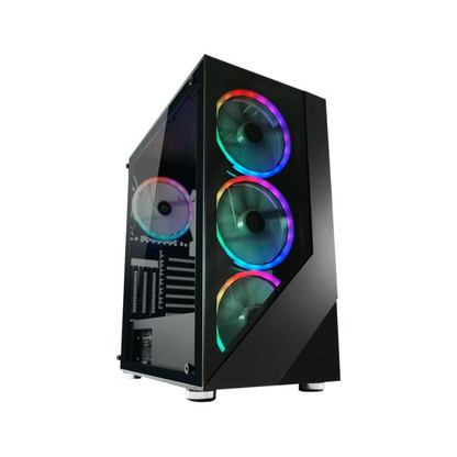 Case LC-803B-ON "Shaded_X" Midi-ATX Black, HD Audio, 2xUSB3.0