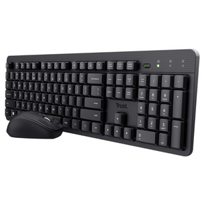 Tastierë & Maus Trust Wireless, Silent, Keyboard&Mouse Ody II Black
