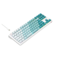 Tastierë Havit KB901L Gaming Keyboard (white/green)