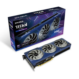 Kartelë Grafike PCIe B580 12GB Sparkle Intel Arc Titan OC GDDR6 me 3 Fan