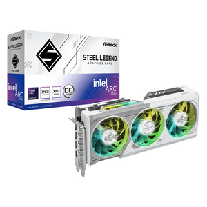 Kartelë Grafike PCIe B580 12GB AsRock Intel Arc Steel Legend OC GDDR6 me 3 Fan