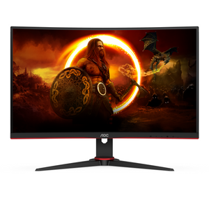 Gaming Monitor AOC C27G2E/BK Curved, 27-inch, 165Hz, 1ms, IPS, 2xHDMI, DisplayPort, Tilt