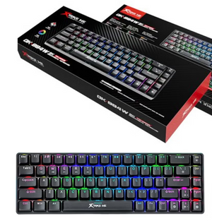 Tastiere Gaming XTRIKE ME GK-994W BT Wireless Mini, Black