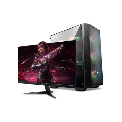 Gaming Bundle Apollo ( PC + Monitor) - Intel Core i5-14400F, 16GB Ram, NVIDIA GeForc RTX 3050 6GB, 512GB NVMe