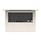 Laptop Apple MacBook Air (15-inch, 2023) Chip M2, 8-Core CPU, 10-Core GPU, 8GB RAM, 256GB SSD - Starlight / Silver (Used)