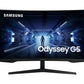 Gaming, Monitor Samsung Odyssey G5 Curved LC34G55TWWPXEN, WQHD, 34-inch, 165Hz, 1ms, HDMI, DisplayPort