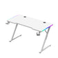 Tavolinë Huzaro Hero 2.5 Gaming Desk White RGB