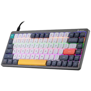 Tastierë Gaming Tracer FINA 84 Grey Keyboard Mechanical Outemu Red