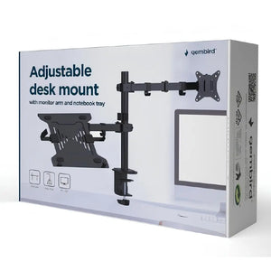 Mbajtës për monitor dhe laptop GEMBIRD Desk Monitor Mount with Arm & Base
