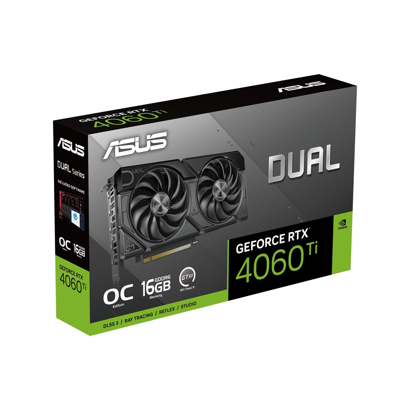 Kartelë Grafike ASUS RTX 4060 Ti 16GB Dual EVO OC GDDR6