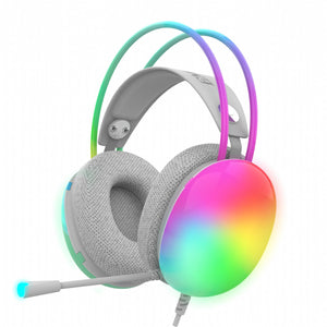 Kufje INCA Gaming Headset IGK-X8Y 7.1, USB, RGB-LED mint