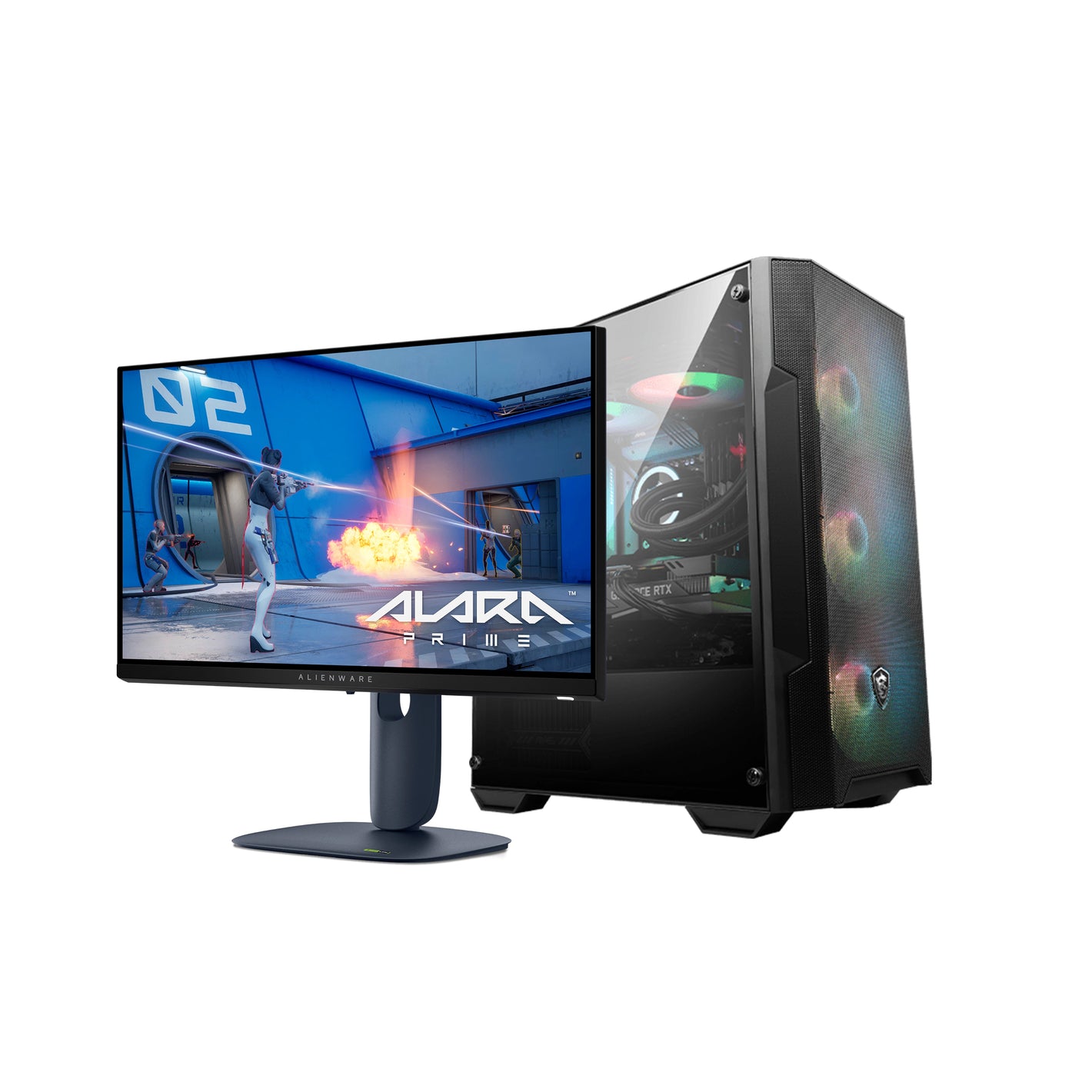 Kompjuter Build GAMING PC Matrix 19 Bundle - AMD Ryzen 7 5700X , NVIDIA GeForce RTX 5060 8GB, 16GB Ram, 512GB SSD NVMe