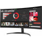 Monitor LG 34WR50QK-B Ultra Wide, 34-inch Curved UWQHD, 100Hz, HDR10, 5ms, HDMI, DisplayPort