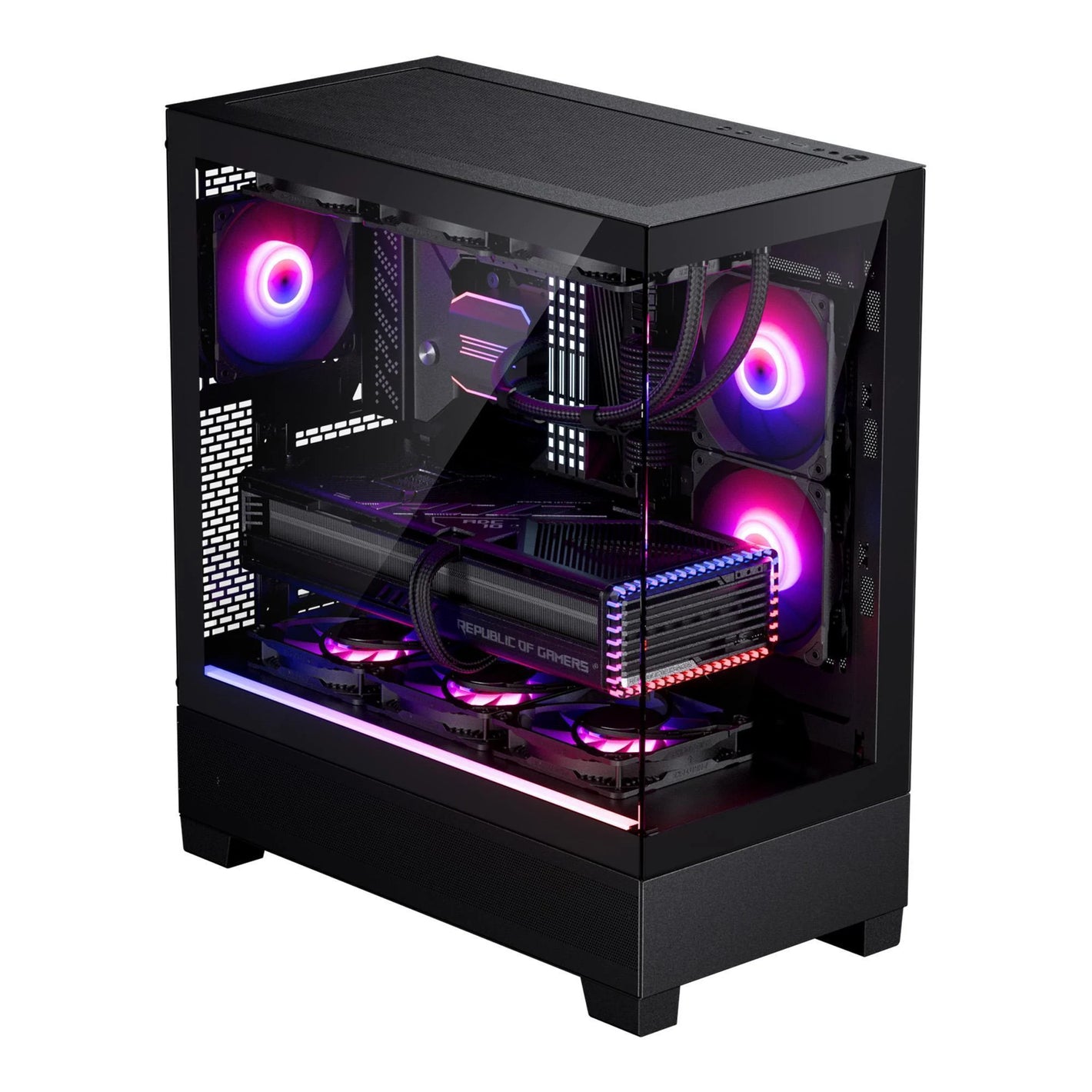 Case Phanteks XT View Windows, D-RGB Black Case
