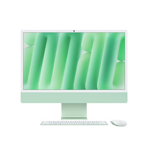 Kompjuter Apple iMac (24-inch 4.5K, M4, 2024) Chip M4, 10-Core CPU, 10-Core GPU, 16GB RAM, 256GB SSD - Green