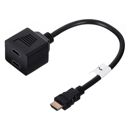 Konvertor Lanberg HDMI-AM to HDMI-AF Adapter Splitter (20cm)