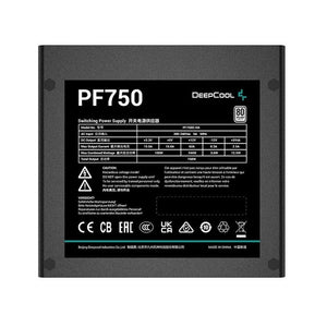 Furnizues i energjisë DeepCool PowerSupply PF750D, 750W 80+ Standard, Active PFC