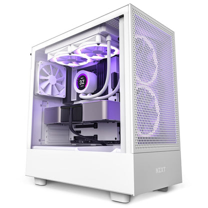 Case NZXT H5 Flow White Midi ATX