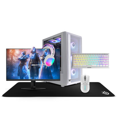 Gaming Bundle Snow - Intel Core i5 14400F, 16GB Ram DDR4, NVIDIA GeForce RTX 4060 8GB, 512GB SSD NVMe M.2