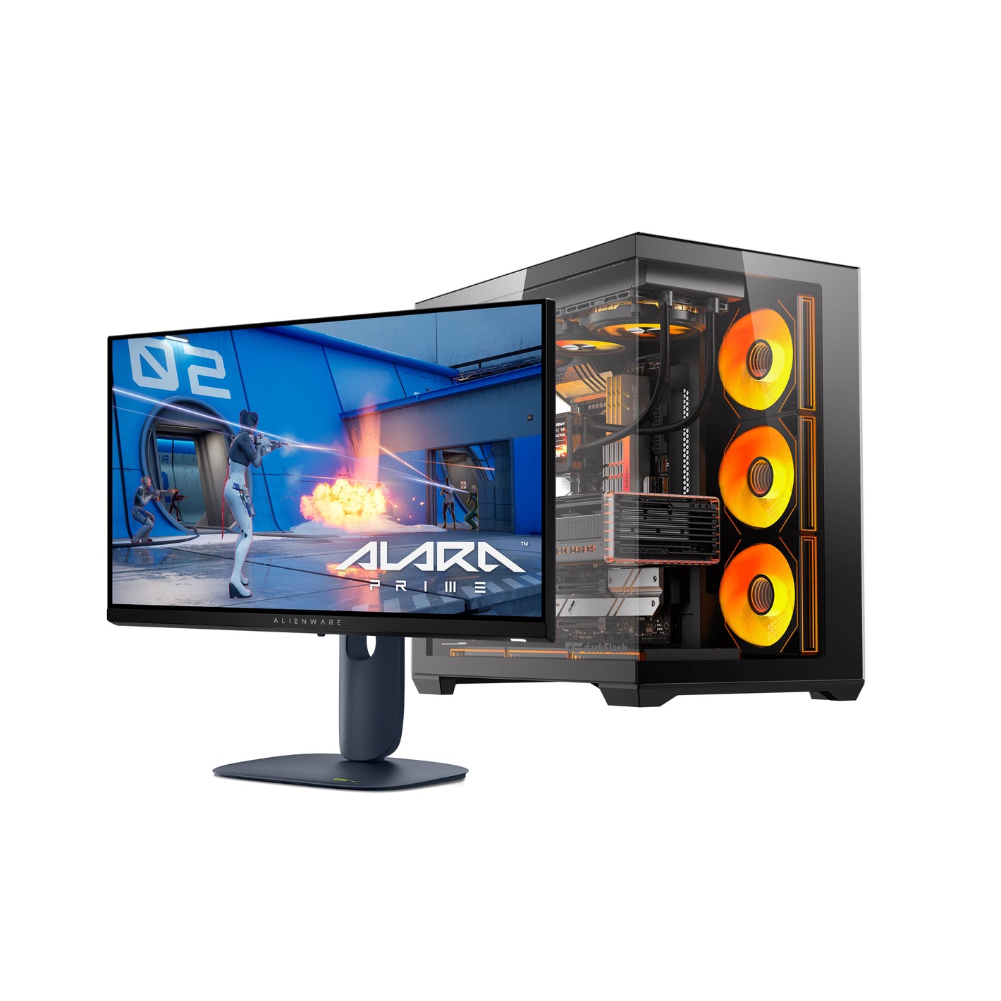 Gaming Bundle Vertigo ( PC + Monitor) - Intel Core i5-14400F, 16GB Ram, NVIDIA GeForc RTX 5060 8GB, 512GB NVMe